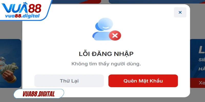 Có nhiều nguyên nhân khiến việc đăng nhập thất bại như nhập sai mật khẩu