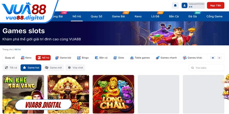 Nổ hũ Vua88 là nơi hội tụ tất cả những trải nghiệm slot đỉnh cao